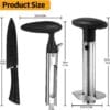 Pineapple Corer and Slicer Stainless Steel Pineapple Cutter and Corer