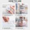 3 PACK No-Pump Vacuum Storage Bags-Free Shipping