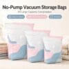 3 PACK No-Pump Vacuum Storage Bags-Free Shipping