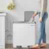 Trash Can 2 x 8 Gallon (2 x 30 L) Garbage Can for Kitchen-Free Shipping