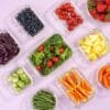 24 Piece Glass Food Storage Containers with Lids-Gray