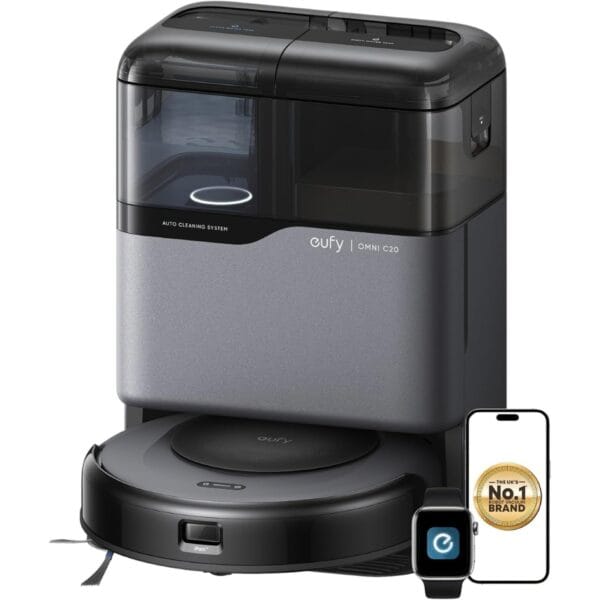 1 eufy Omni C20, Robot Vacuum Cleaner with Mop, All-in-One Station