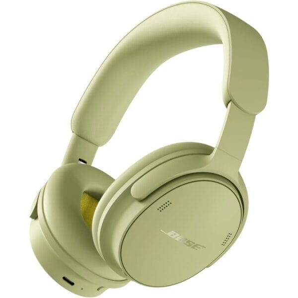 Bose QuietComfort Headphones (2nd Gen) - Wireless Headphones, Active Over Ear Noise Cancelling and Mic, Immersive Audio, USB-C Charging and Lossless Audio, Up to 24h of Play time, Eucalyptus Green