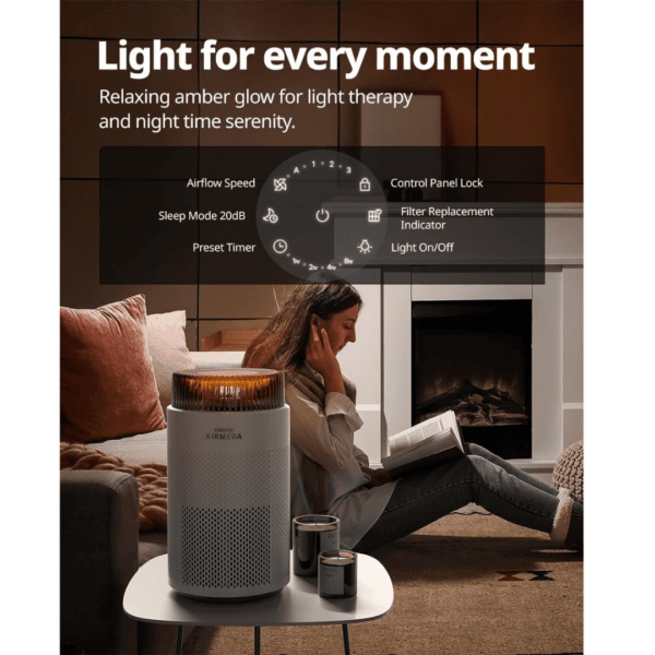 1 COWAY Air Purifier for Bedroom Home