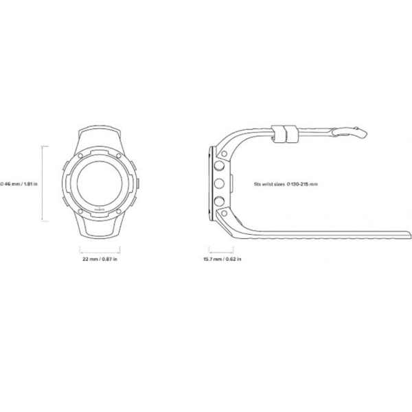 Suunto 5 Lightweight and Compact GPS Sports Watch