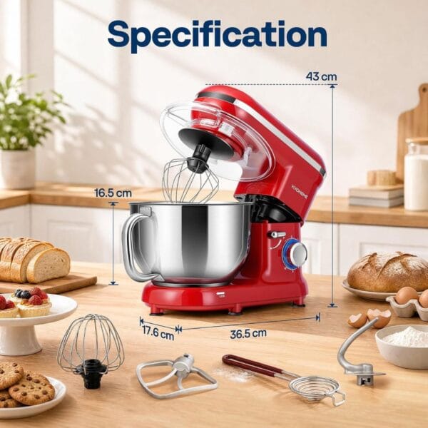 2 VIVOHOME 1500W Stand Mixer for Baking