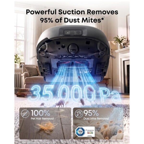 eufy Anker E35 Omni,2026 New Robot Vacuum Cleaner with Mop,35,000Pa Suction