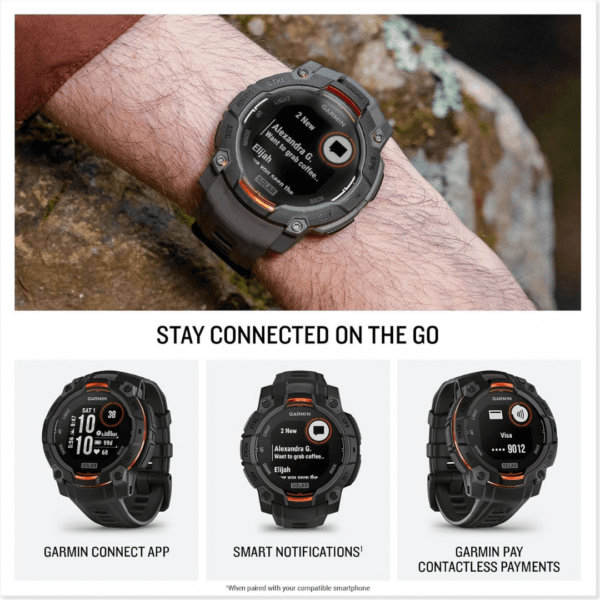 Garmin Instinct 3 GPS smartwatch