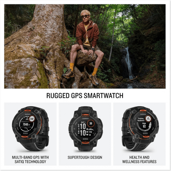 Garmin Instinct 3 GPS smartwatch