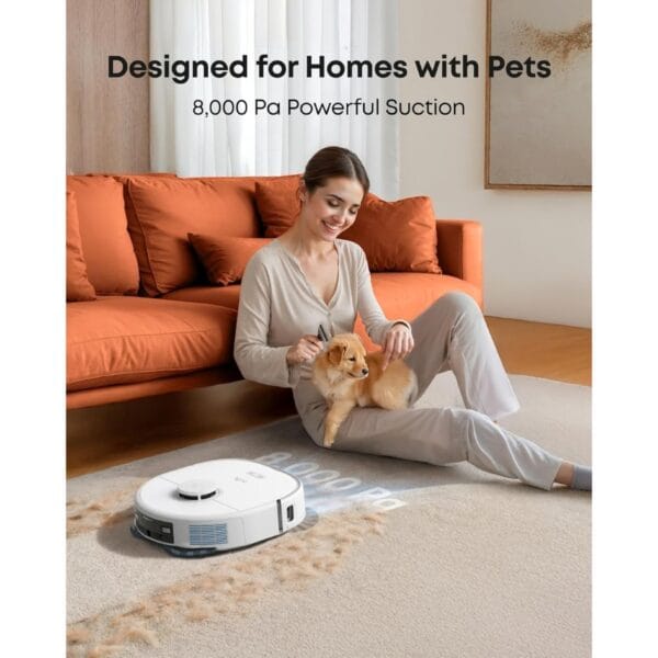 eufy X10 Pro Omni Robot Vacuum Cleaner With Mop, Carpet Detection