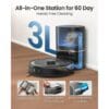 Tapo RV30 Max Plus 5300Pa Robot Vacuum Cleaner with Mop,Auto Empty/Charging