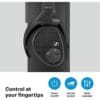 Sennheiser RS 175 RF Wireless Headphones Over Ear for TV System with Bass Boost and Surround Sound Modes, Compact and Ergonomic, Over Ear Headphones for TV Listening, Black