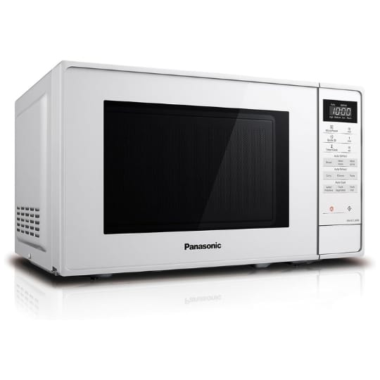 Panasonic NN- Compact Microwave-E27JWMBBQ, White