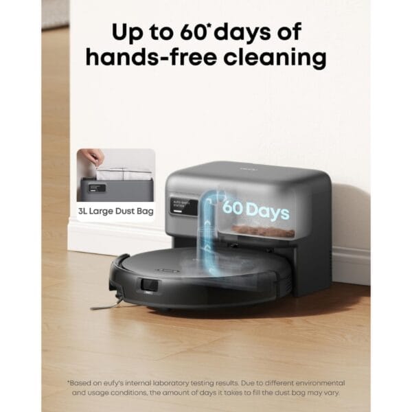 4 eufy Robot Vacuum C10,Self Emptying,8 Weeks Hands Free,Powerful Suction