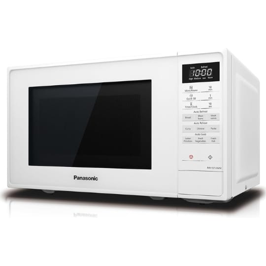 Panasonic NN- Compact Microwave-E27JWMBBQ, White
