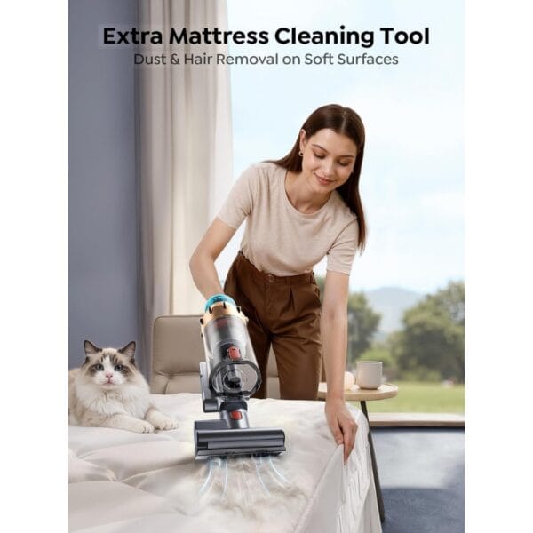 SMOTURE Cordless Vacuum Cleaner, 55KPa 650W Stick Cordless Vacuum