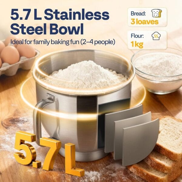 4 VIVOHOME 1500W Stand Mixer for Baking