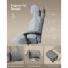 SONGMICS Gaming Chair, Office Computer Chair