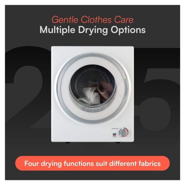 Cookology 2.5kg Mini Vented Tumble Dryer