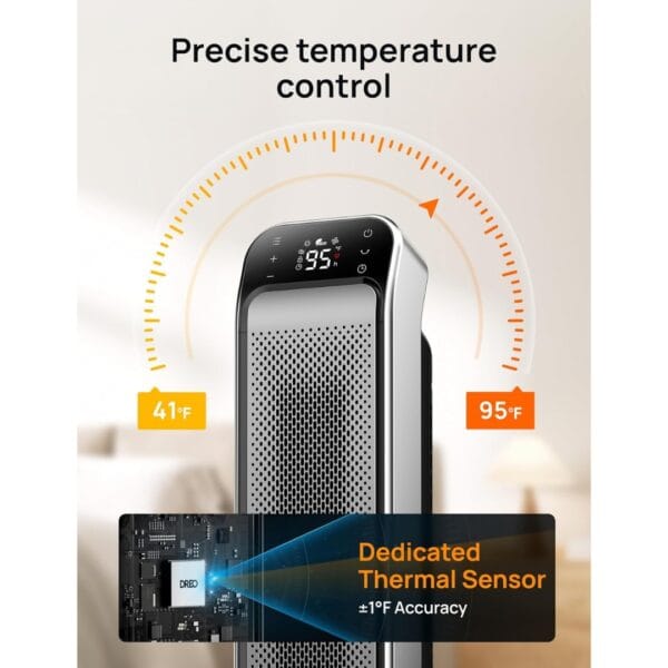 Dreo 25 Inch Electric Heaters for Home