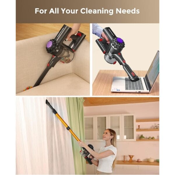 VACTechPro Cordless Vacuum Cleaner  35KPa/45Mins Lightweight Stick Vacuum