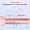 5 Faszin Professional Wide Plate Hair Straighteners,Titanium