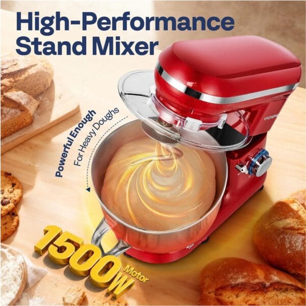 5 VIVOHOME 1500W Stand Mixer for Baking