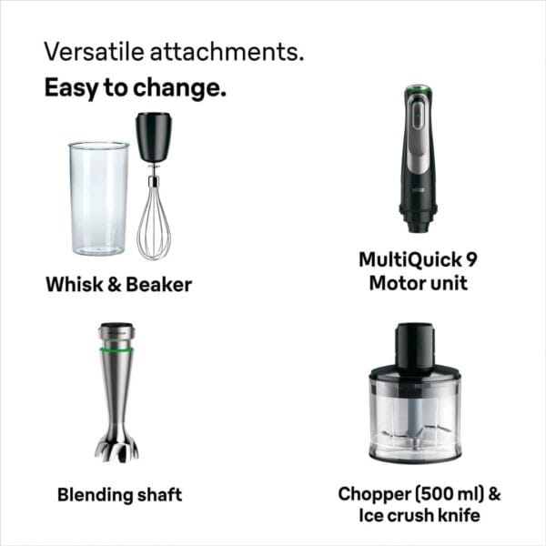 5 Braun MultiQuick 9 Hand Blender