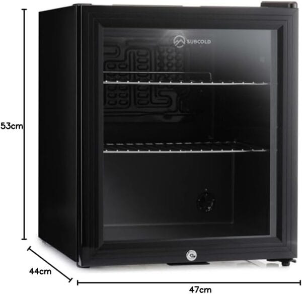 Subcold Super50 LED Beer Fridge  55 Cans | 3-18°C | Glass Door [Energy Class E]