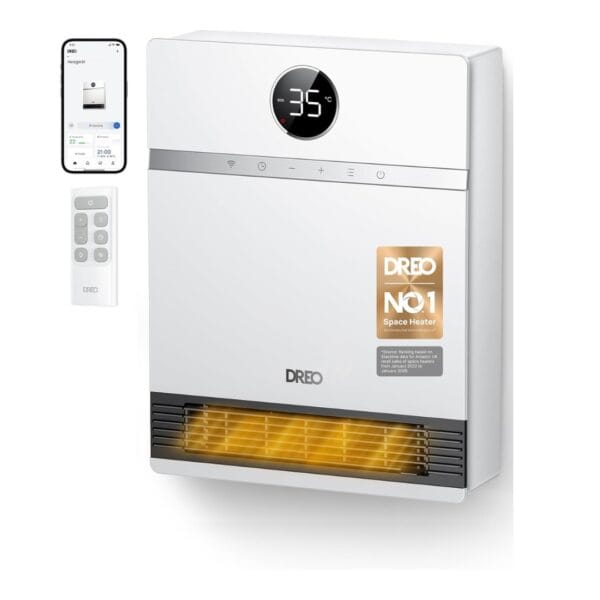6 Dreo Smart Electric Wall Heater