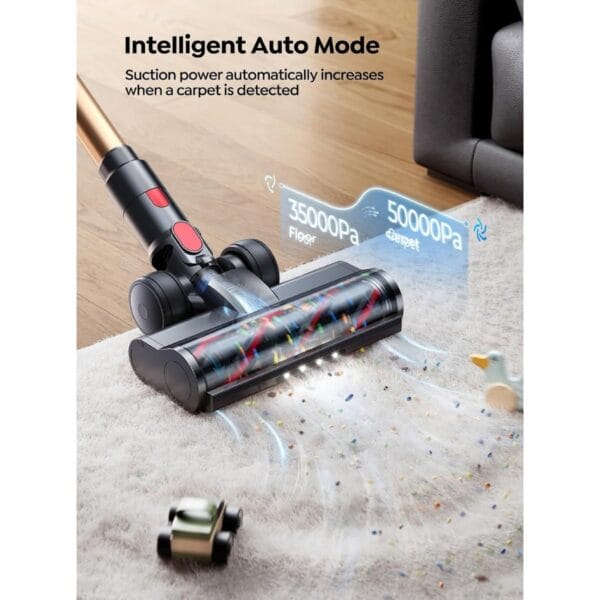 SMOTURE Cordless Vacuum Cleaner, 55KPa 650W Stick Cordless Vacuum