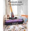 6 80Mins Cordless Vacuum Cleaner, 650W 55Kpa Stick Vacuum Cleaner for Home