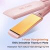 6 Faszin Professional Wide Plate Hair Straighteners,Titanium