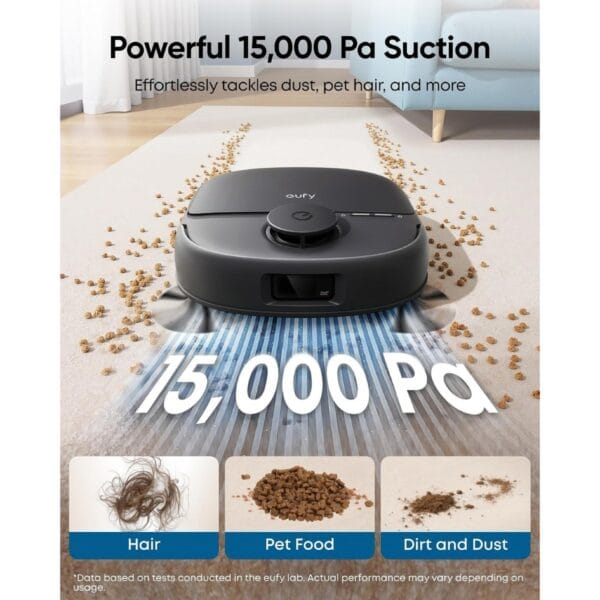 6 eufy C28 Omni, Robot Vacuum Cleaner with Mop,HydroJet Self Clean Roller Mop