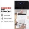 Honeywell 20L/Day Dehumidifiers For Home With Digital Display