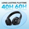 soundcore Anker Q20i, Hybrid Active Noise Cancelling Foldable Headphones