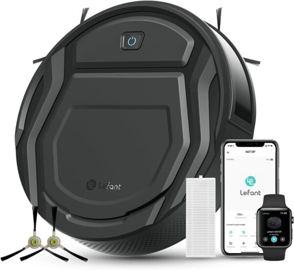 61R08mDJ-PL._AC_SL1500_ Lefant M210Pro Robot Vacuum Cleaner,4000Pa Suction,vacuum robot for carpet