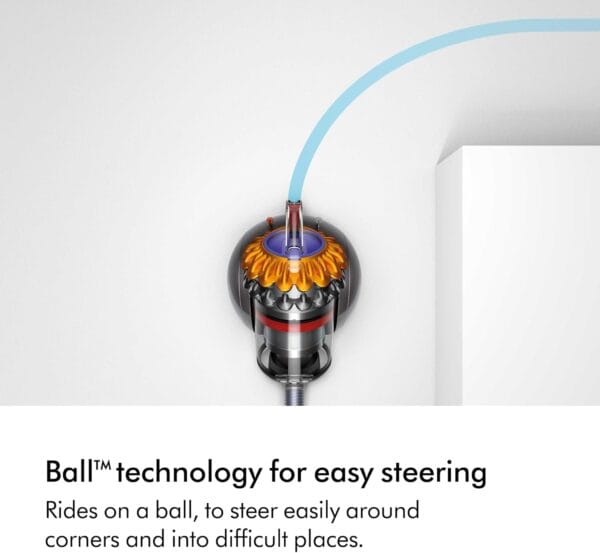Dyson Big Ball Multifloor 2 Vacuum Cleaner, Powerful suction, for all floor types, Yello / Iron