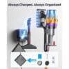 7 80Mins Cordless Vacuum Cleaner, 650W 55Kpa Stick Vacuum Cleaner for Home