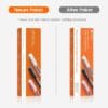 7 Faszin Professional Wide Plate Hair Straighteners,Titanium