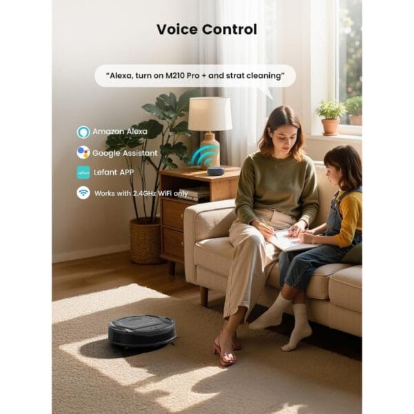 7 Lefant M210Pro Robot Vacuum Cleaner,4000Pa Suction,vacuum robot for carpet