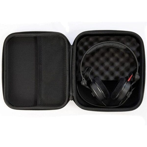 Sennheiser HD 25 SPECIAL EDITION Closed-Back On-Ear DJ & Monitoring Headphones | Rotatable Capsule for Single-Ear Listening | Exclusive Carry Case & Velour Ear Pads | Black (509271)
