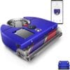 Dyson 360 Vis Nav™ robot vacuum, full-width brush, designed for all floor types (Blue/Nickel)