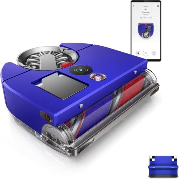 710K-kjrzqL._AC_SL1500_ Dyson 360 Vis Nav™ robot vacuum, full-width brush, designed for all floor types (Blue/Nickel)