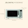 712USjuW74L._AC_SL1500_ Haden Microwave Haden Cotswold 20L 800W Digital Microwave (Cotswold Green)