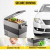 Car Refrigerator, 55L Car Fridge