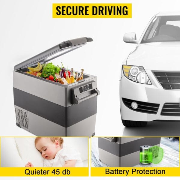 Car Refrigerator, 55L Car Fridge