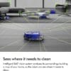 Dyson 360 Vis Nav™ robot vacuum, full-width brush, designed for all floor types (Blue/Nickel)