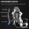 71+5YXSroiL._AC_SL1500_ GTPLAYER Gaming Chair, Massage Computer Chairs with Footrest