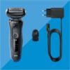 Braun Series 5 Electric Shaver for Men, Wet & Dry Foil Razor, Blue